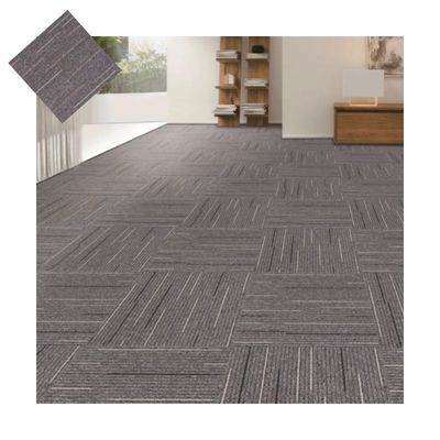 Ковровые плитки Пекин 50х50 Luxury Hotel PP Jacquard Commercial Office PVC Floor Антискользящий