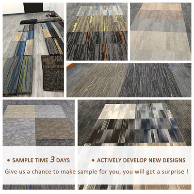 Abstract Pattern Pp Fiber Flooring Pvc Commercial Carpet Tiles 50X50 для комнаты для совещаний