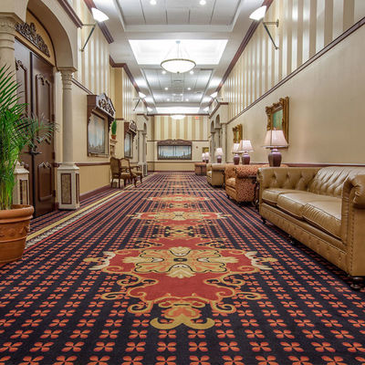 Гостиничный нейлон Custom Printed Carpet Roll Modern Style Настраиваемый для коммерческих целей