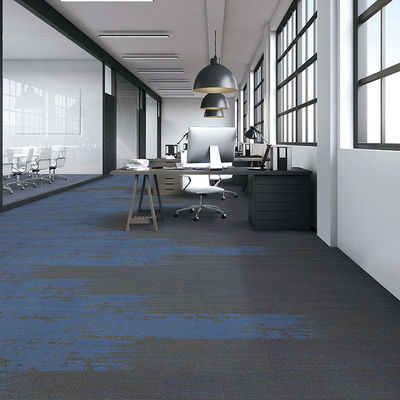 Abstract Pattern 100% Nylon 6 Pvc Backing Carpet Tile for Commercial Spaces в желтом цвете