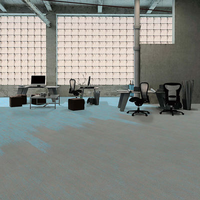 Abstract Pattern 100% Nylon 6 Pvc Backing Carpet Tile for Commercial Spaces в желтом цвете