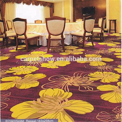 Полиэстерная подкладка Axminster Floral Design Коммерческий печатный ковер с и Broadloom