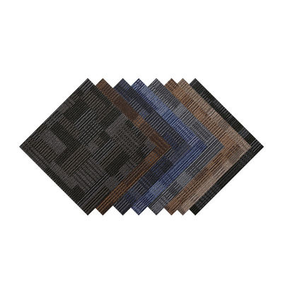 Офисные ковровые плитки размером 50х50 с рукодельным Jacquard с напечатанными узорами и антискользящим дизайном