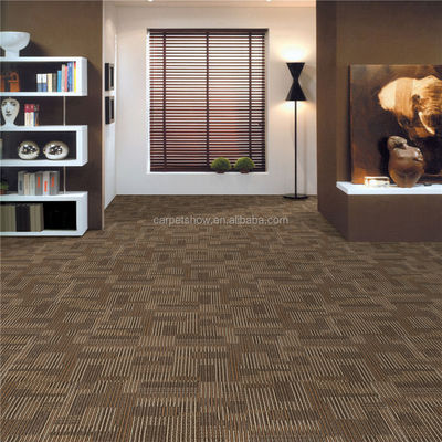 Офисные ковровые плитки размером 50х50 с рукодельным Jacquard с напечатанными узорами и антискользящим дизайном