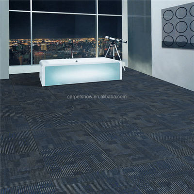 Офисные ковровые плитки размером 50х50 с рукодельным Jacquard с напечатанными узорами и антискользящим дизайном