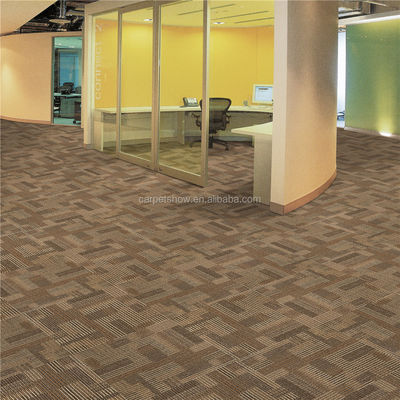 Офисные ковровые плитки размером 50х50 с рукодельным Jacquard с напечатанными узорами и антискользящим дизайном