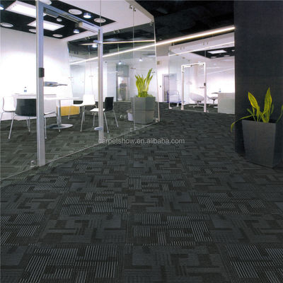 Офисные ковровые плитки размером 50х50 с рукодельным Jacquard с напечатанными узорами и антискользящим дизайном