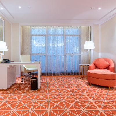 Красный ковер Axminster Custom Wool/Nylon/PP Tufted Carpet для гостиничных номеров Гостиная