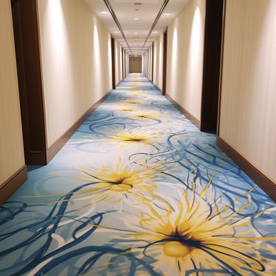 Нескользящий ковер Axminster Hotel с огнеупорной обработкой и абстрактным узором